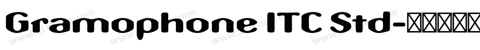 Gramophone ITC Std字体转换
